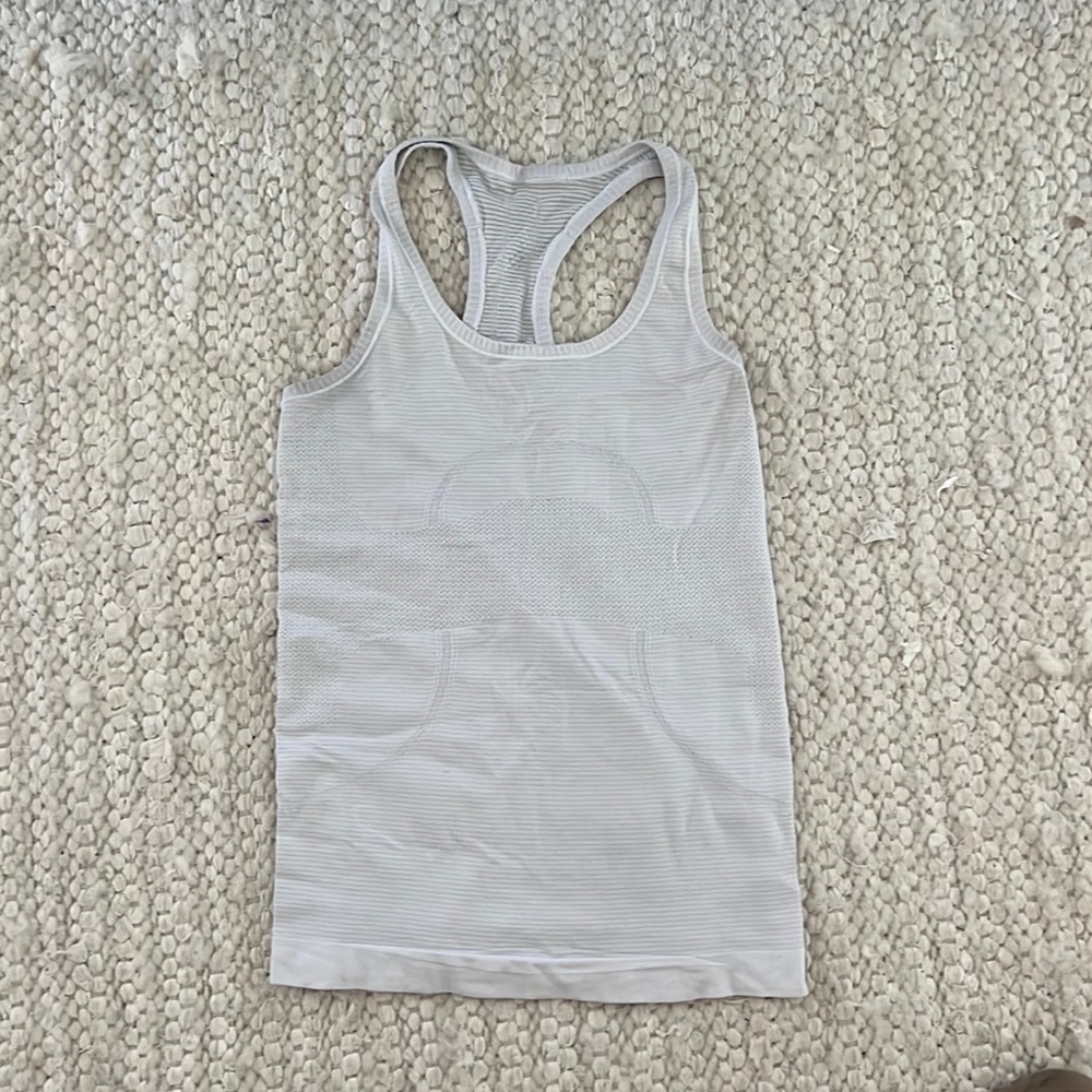 Lululemon Swiftly Tech Tank Top Size 4 WHITE